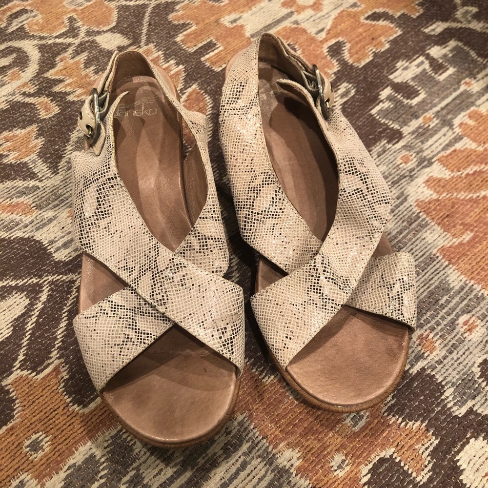 Dankso Snakeskin Sandals
